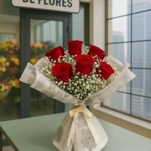 Rosas Vermelhas Médio